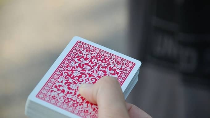 how to clean playing cards