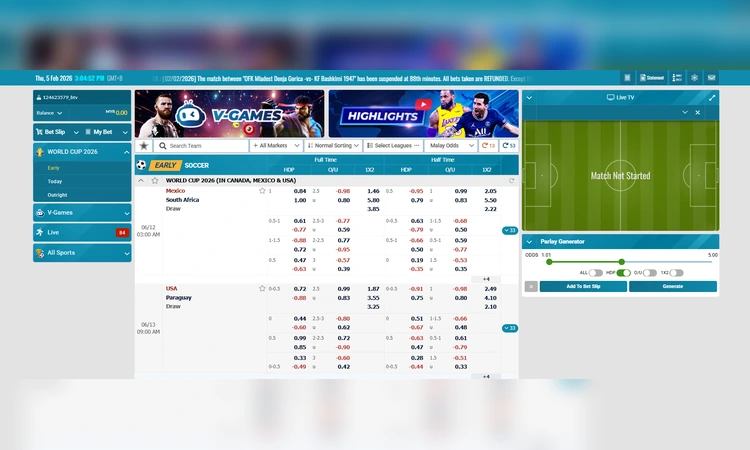 Wbet Sportsbook