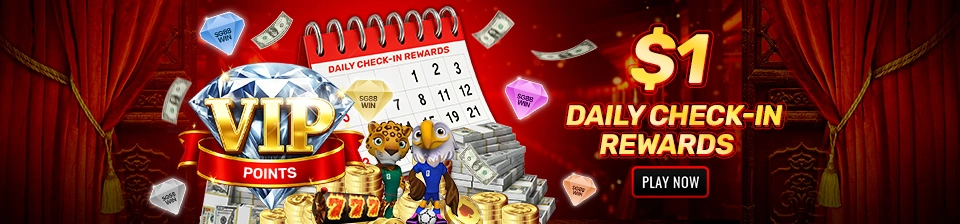 $1 Daily Check-In Rewards at SG88WIN!
